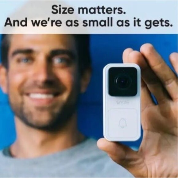 Wyze Video Doorbell Wired Chime Included 1080p HD Video 3:4 Aspect Camera C1 - Picture 5 of 6